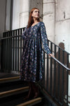 Otama Dress V - L/S - Paisley