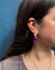 Autumn Earrings - Magenta
