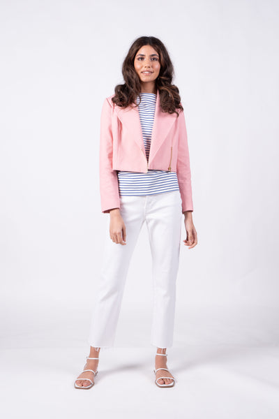 Alisa Top S/S - French Stripe