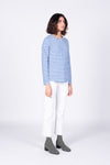 Emilia Top - Blue Stripe