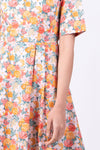 Lulu Dress - Peach Floral