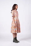 Lulu Dress - Peach Floral