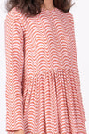 Otama Dress L/S - Raspberry Ripple