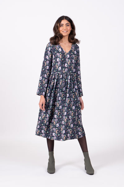 Otama Dress V - L/S - Paisley