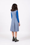 Rosa Dress - Blue Scollop