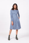 Rosa Dress - Blue Scollop