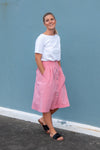 Chrysanthemum Skirt - Raspberry