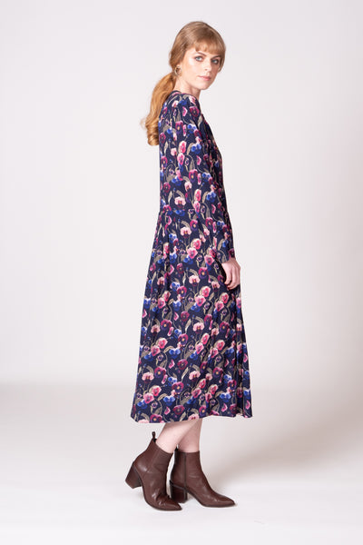 Frances Dress - Pansy Print