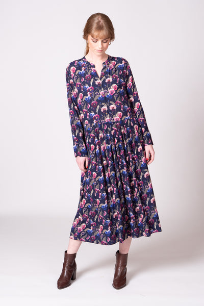 Frances Dress - Pansy Print