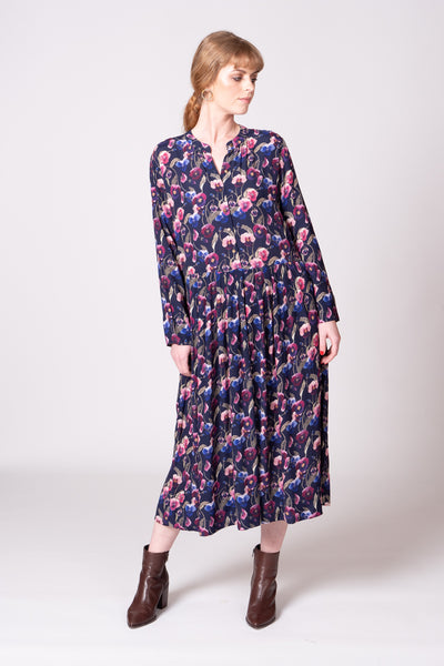 Frances Dress - Pansy Print