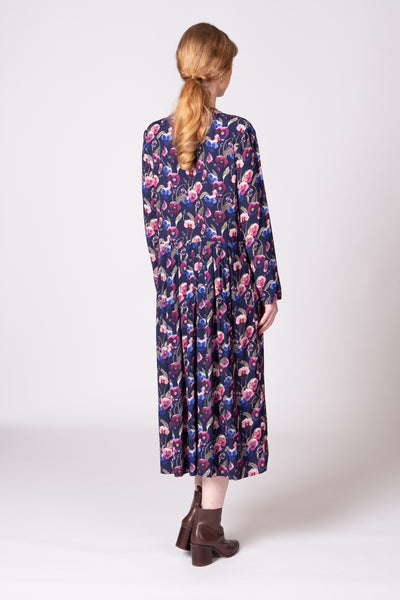 Frances Dress - Pansy Print