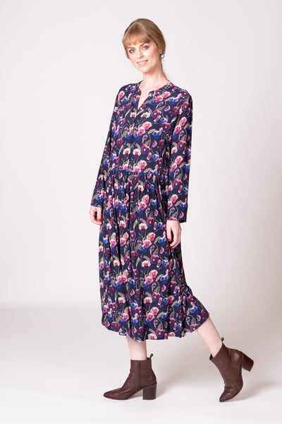 Frances Dress - Pansy Print