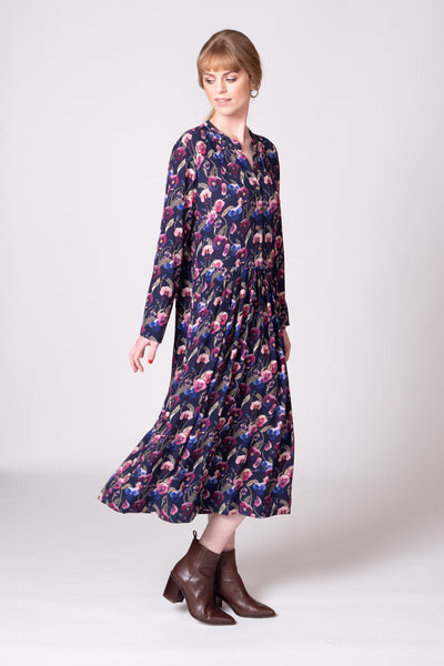Frances Dress - Pansy Print