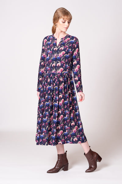 Frances Dress - Pansy Print