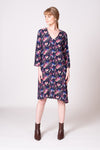 Ellen Dress - Pansy Print