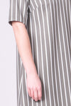 Como Dress - Olive Stripe